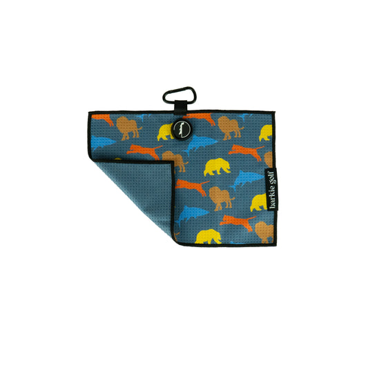 “The Greats” Kid Towel - Blue Pattern
