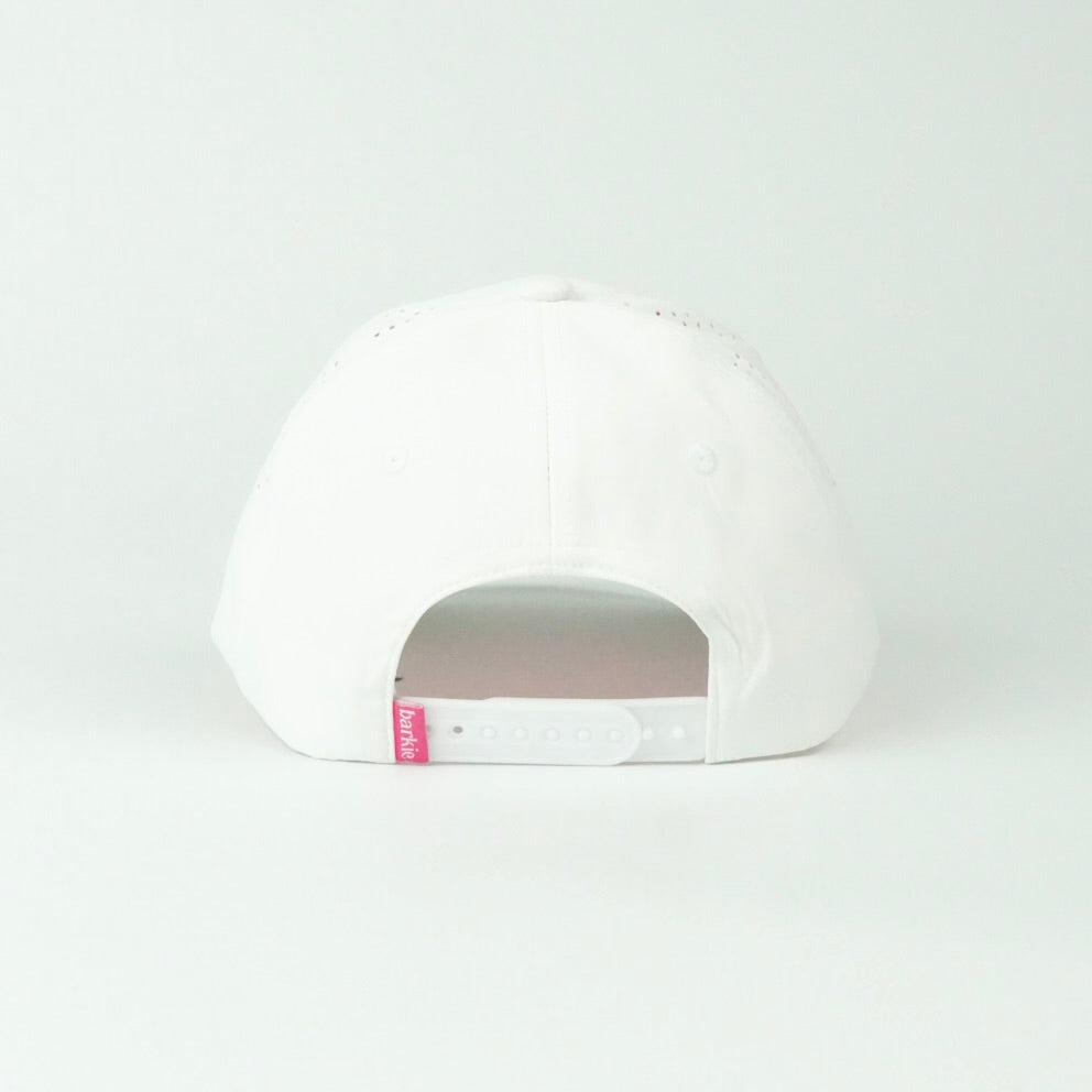 Barkie Girl dad hat in white, photo 4 | White