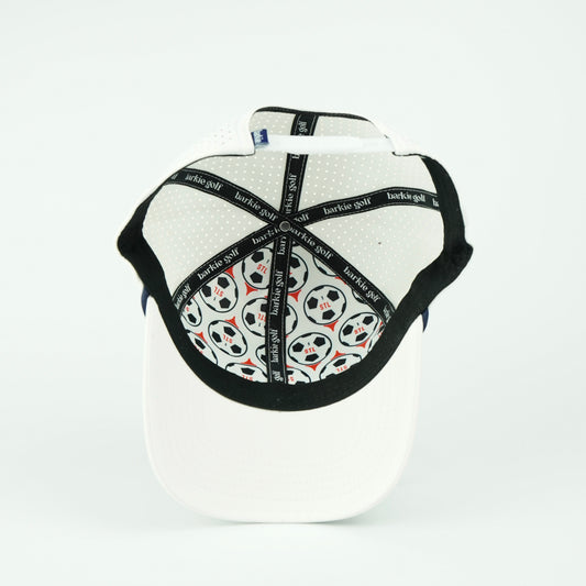 Pitch Performance (6 panel) Rope Hat - White