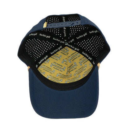 DGC rope hat in navy, inside view | Navy