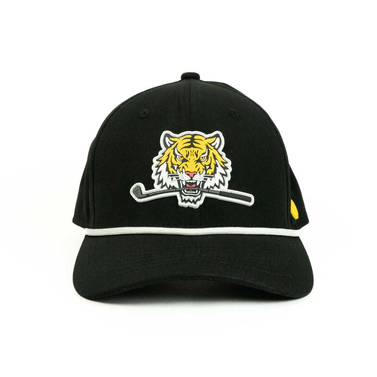 Tiger Performance (6 panel) Rope Hat - Black