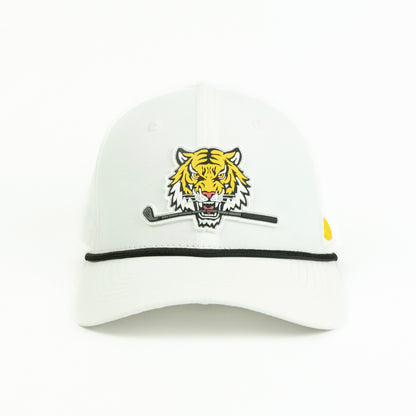 Tiger Performance (6 panel) Rope Hat - White