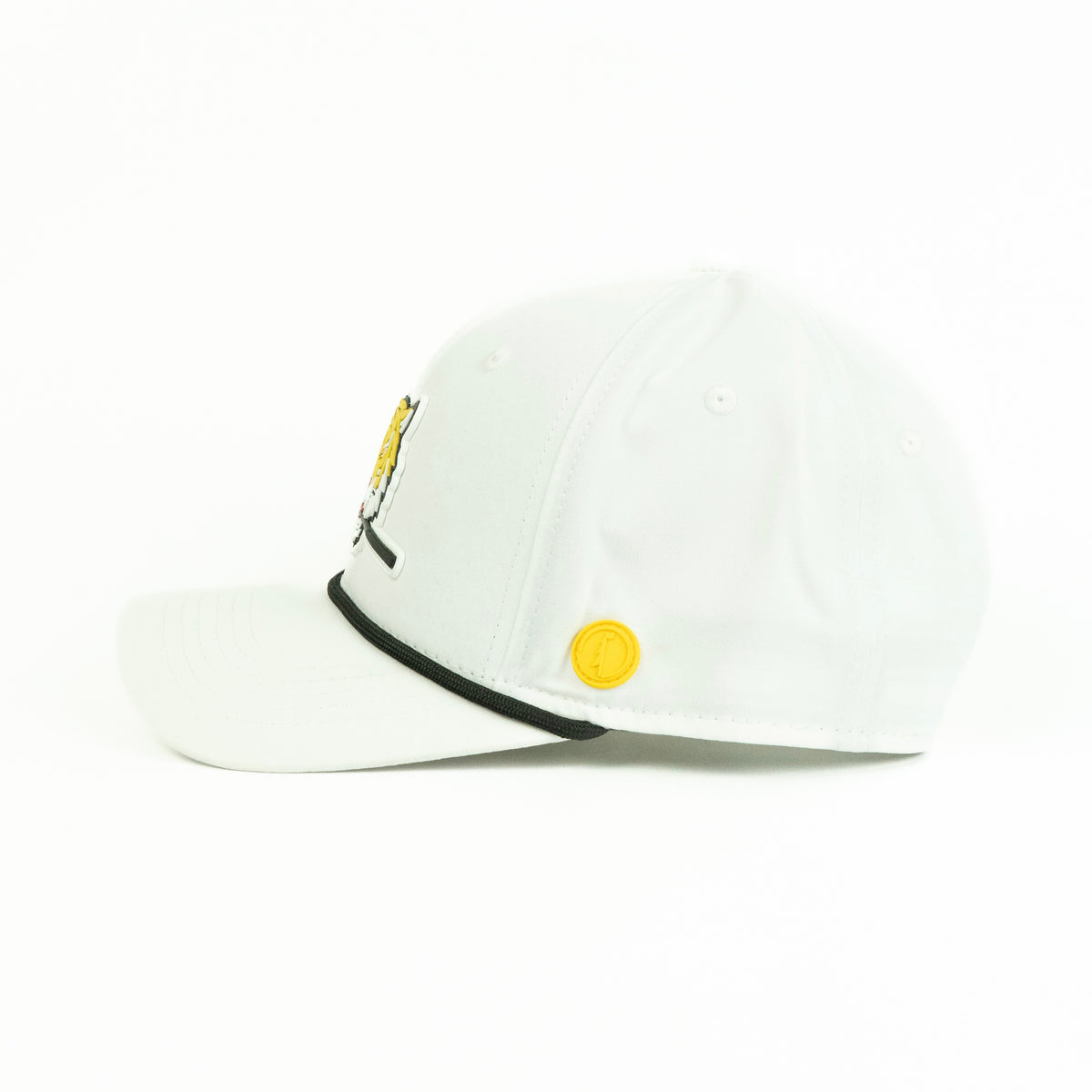 Tiger Performance (6 panel) Rope Hat - White