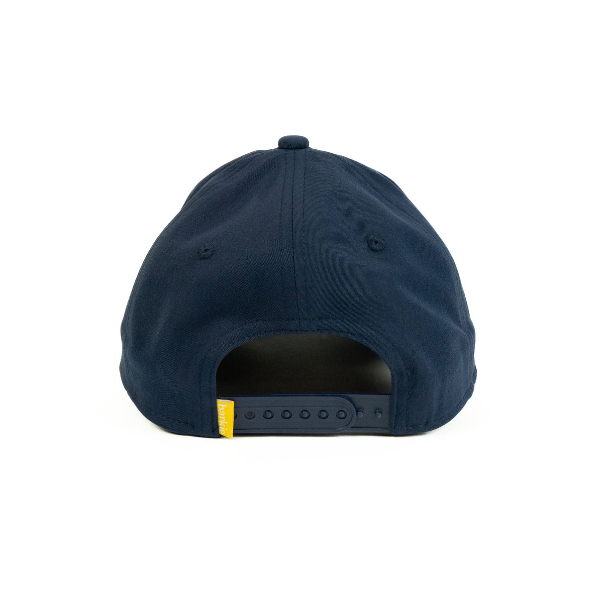 Trumpet rope hat in navy, 6-panel, back view | Navy / 6 Panel