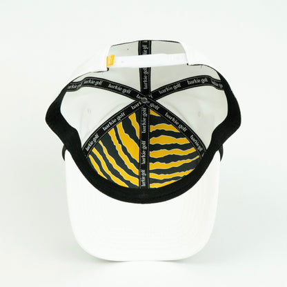 Tiger rope hat in white, 6-panel, inside view | White / 6 Panel