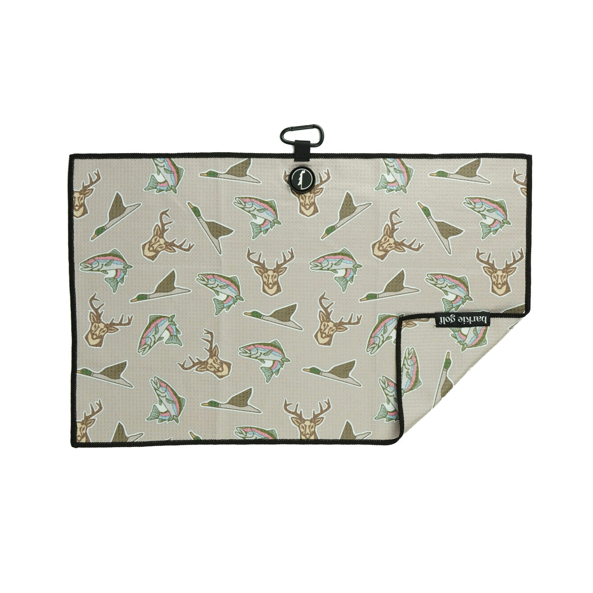 Sportsman golf towel in tan, photo 2 | Tan