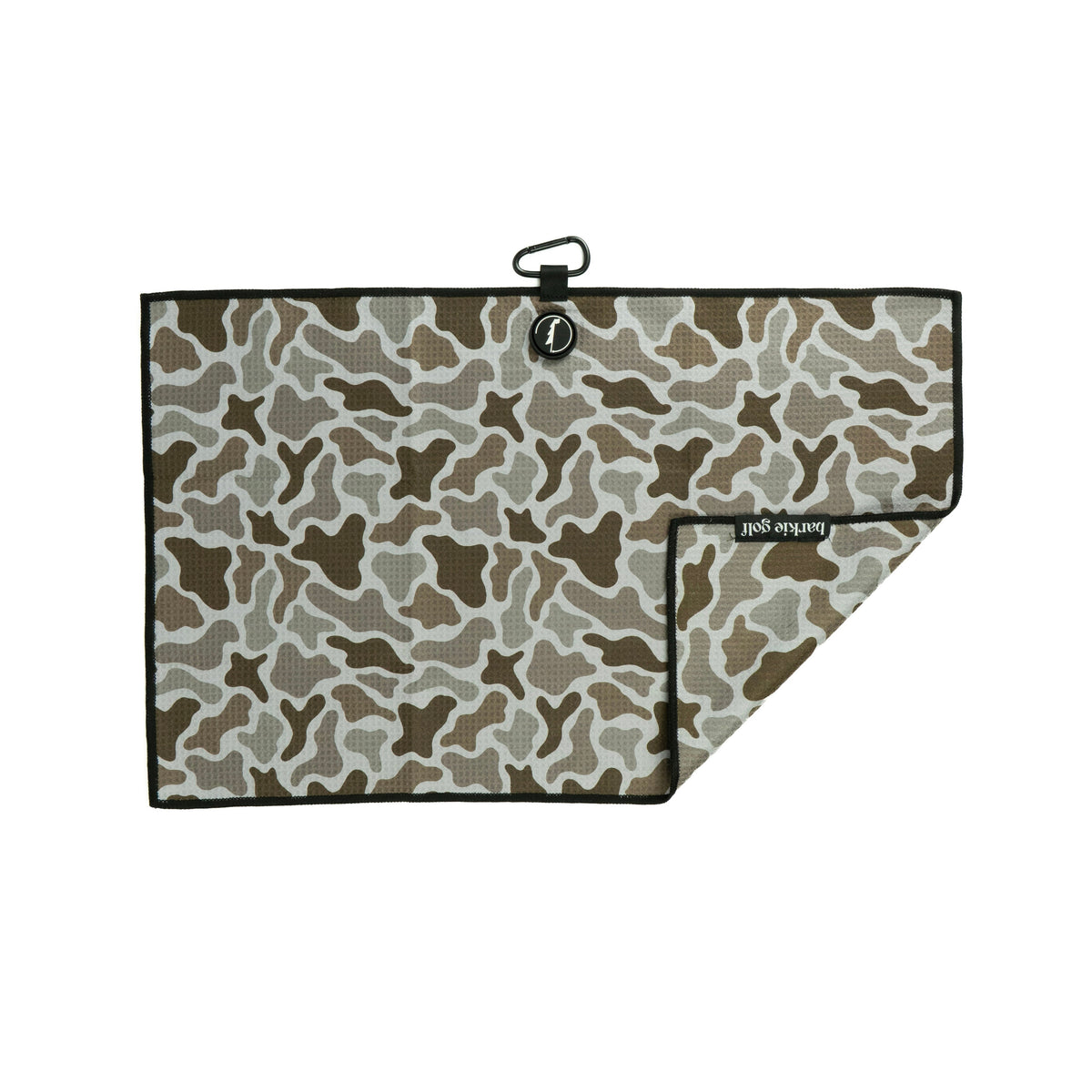 Camo golf towel in brown, photo 2 | Brown