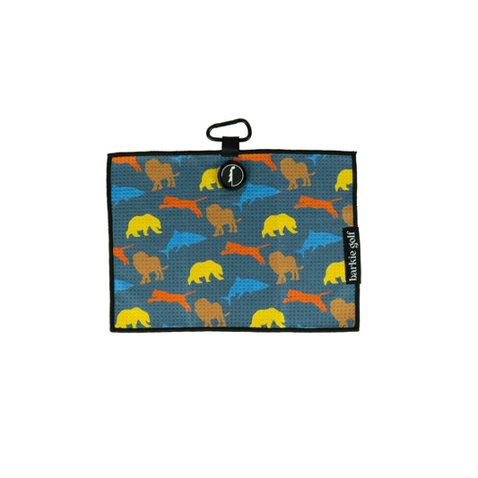 “The Greats” Kid Towel - Blue Pattern