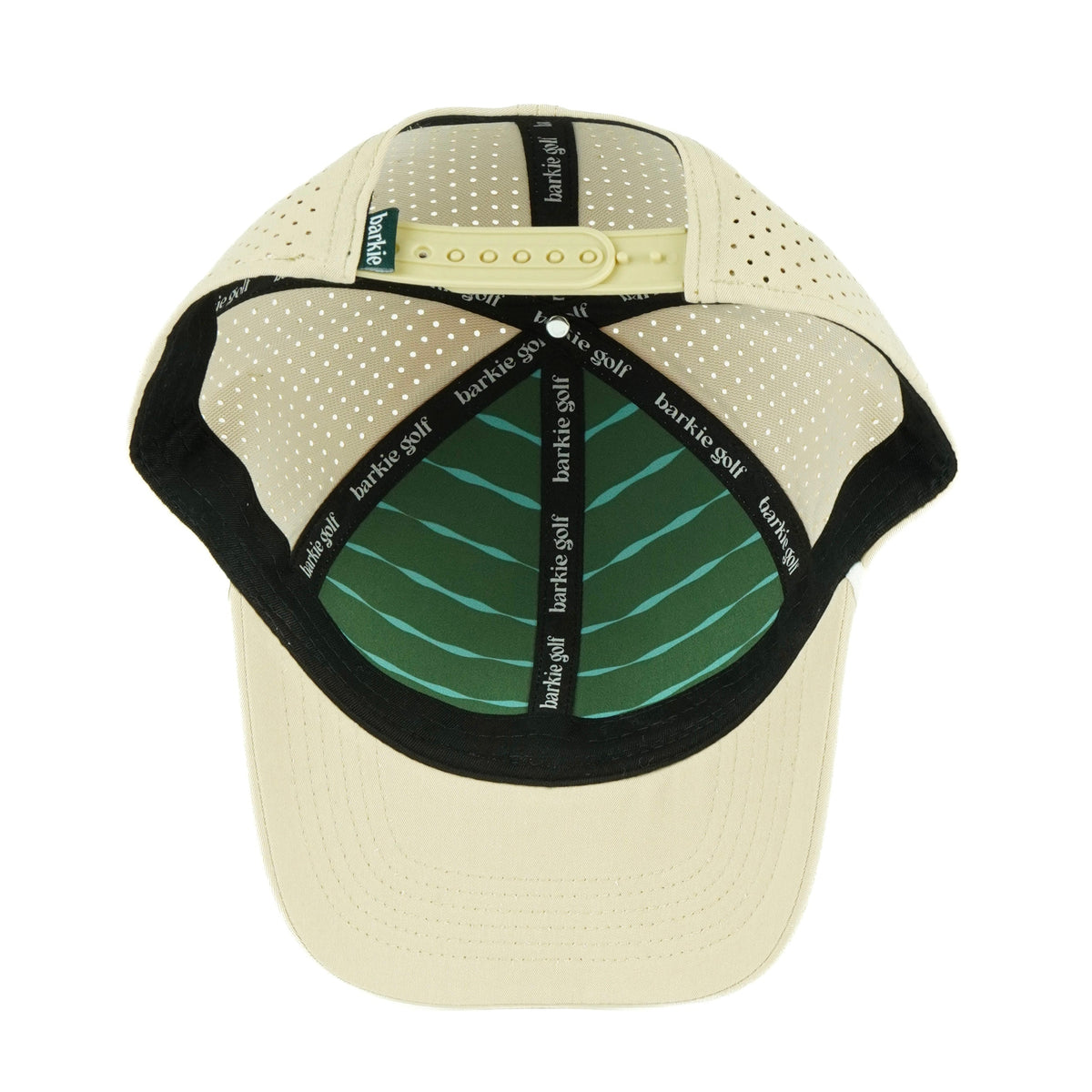 Big Sky rope hat in tan, 6-panel, inside view | Tan / 6 Panel