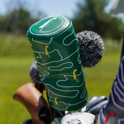 Course Camo Headcover - Green