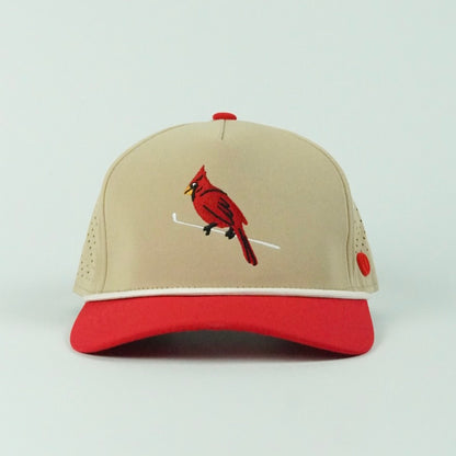 Birdie Performance Rope Hat - Tan/Red