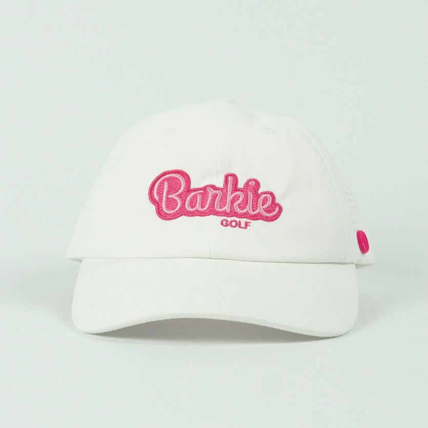 Barkie Girl dad hat in white, photo 1 | White