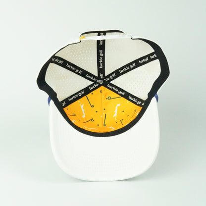 Big Stick rope hat in white, 5-panel, inside view | White / 5 Panel