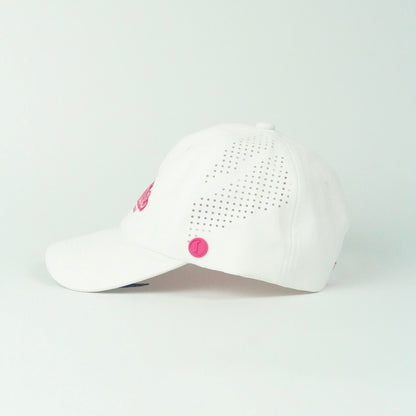 Barkie Girl Performance Dad Hat - White