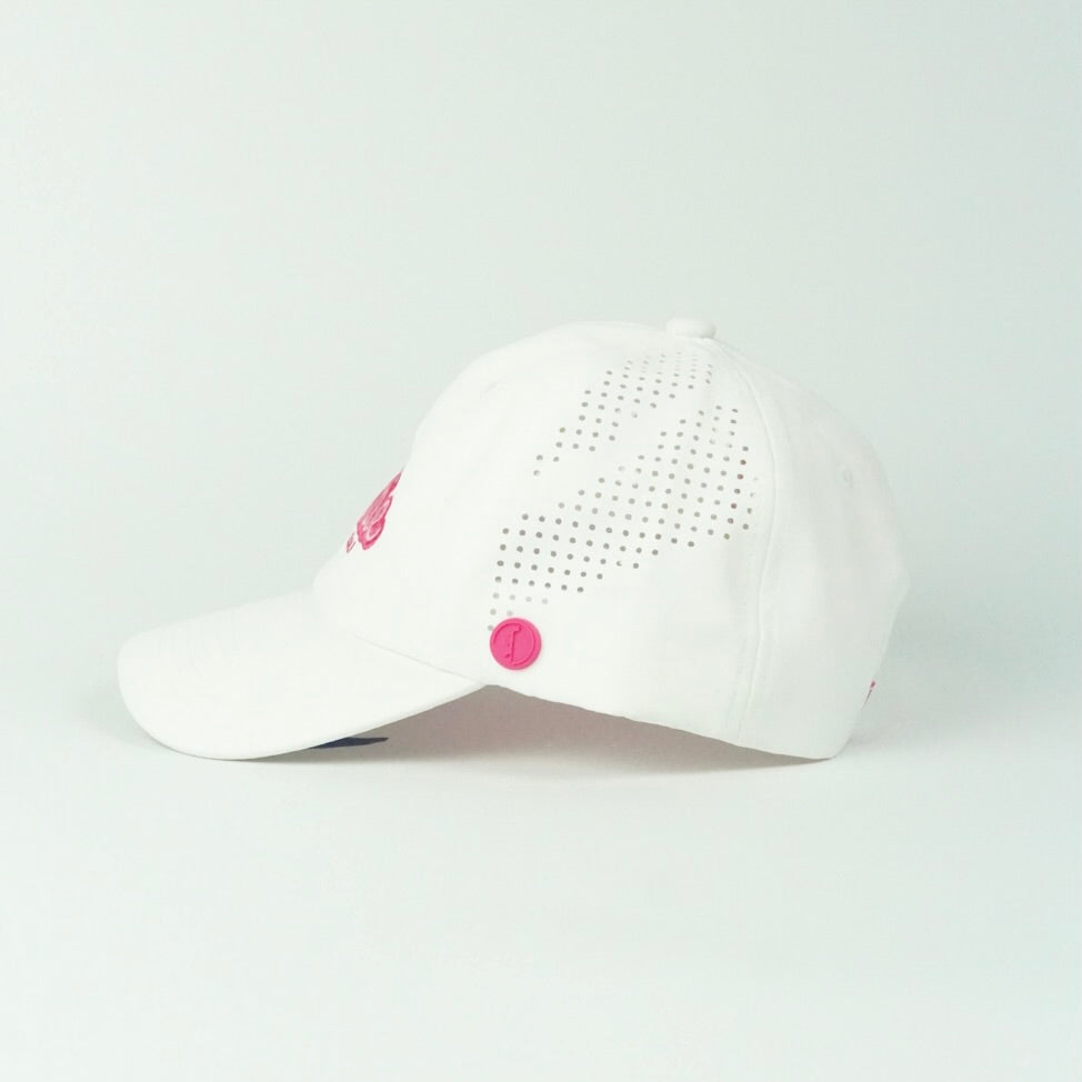 Barkie Girl dad hat in white, photo 3 | White