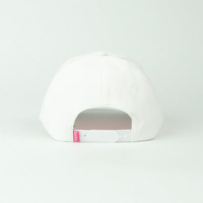 Barkie Girl Performance Dad Hat - White