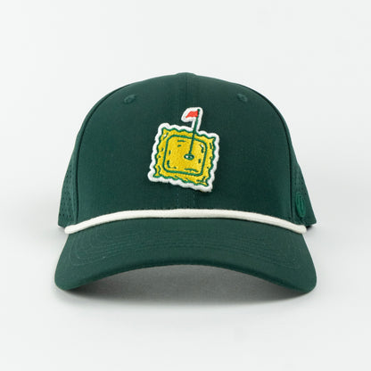T-Rav Performance (6 panel) Rope Hat - Green