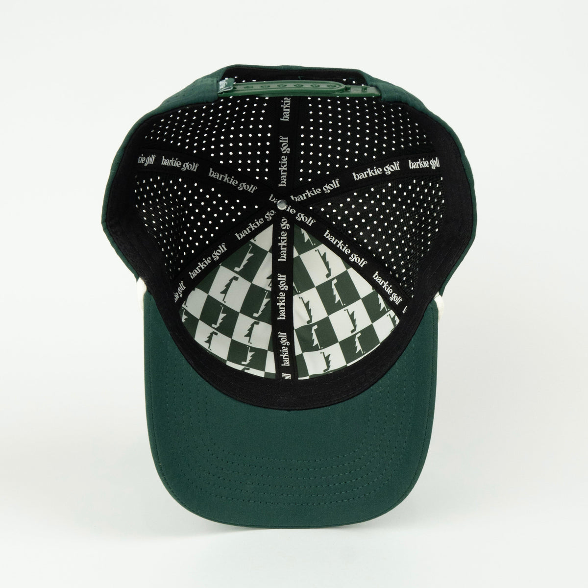 T-Rav rope hat in green, 6-panel, inside view | 6 Panel