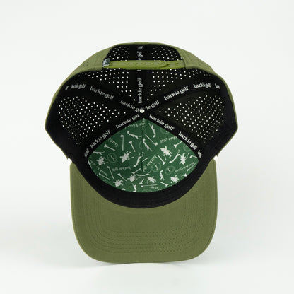 Barkie Patch Performance Rope Hat - Olive