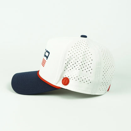 USA Performance Rope Hat - White/Navy