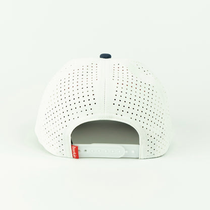USA Performance (6 panel) Rope Hat - White/Navy