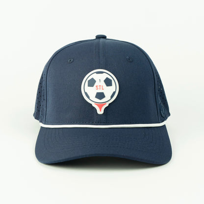 Pitch Performance (6 panel) Rope Hat - Navy