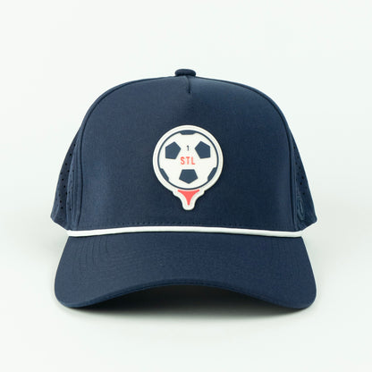 Pitch Performance Rope Hat - Navy
