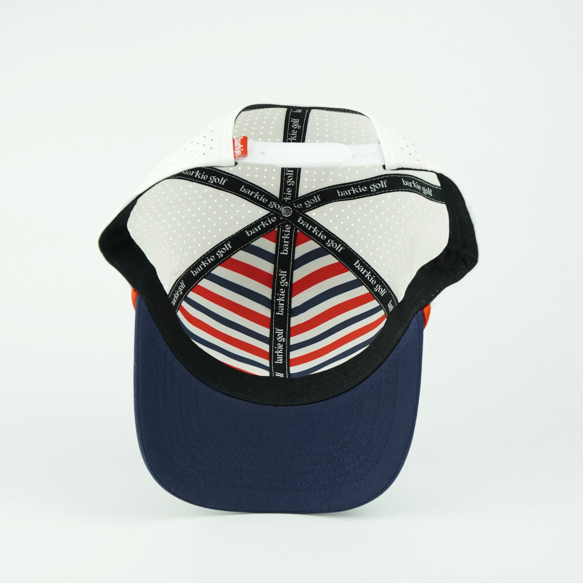 USA Performance (6 panel) Rope Hat - White/Navy