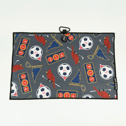 Local Golf Towel - Charcoal