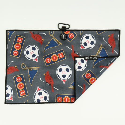 Local Golf Towel - Charcoal