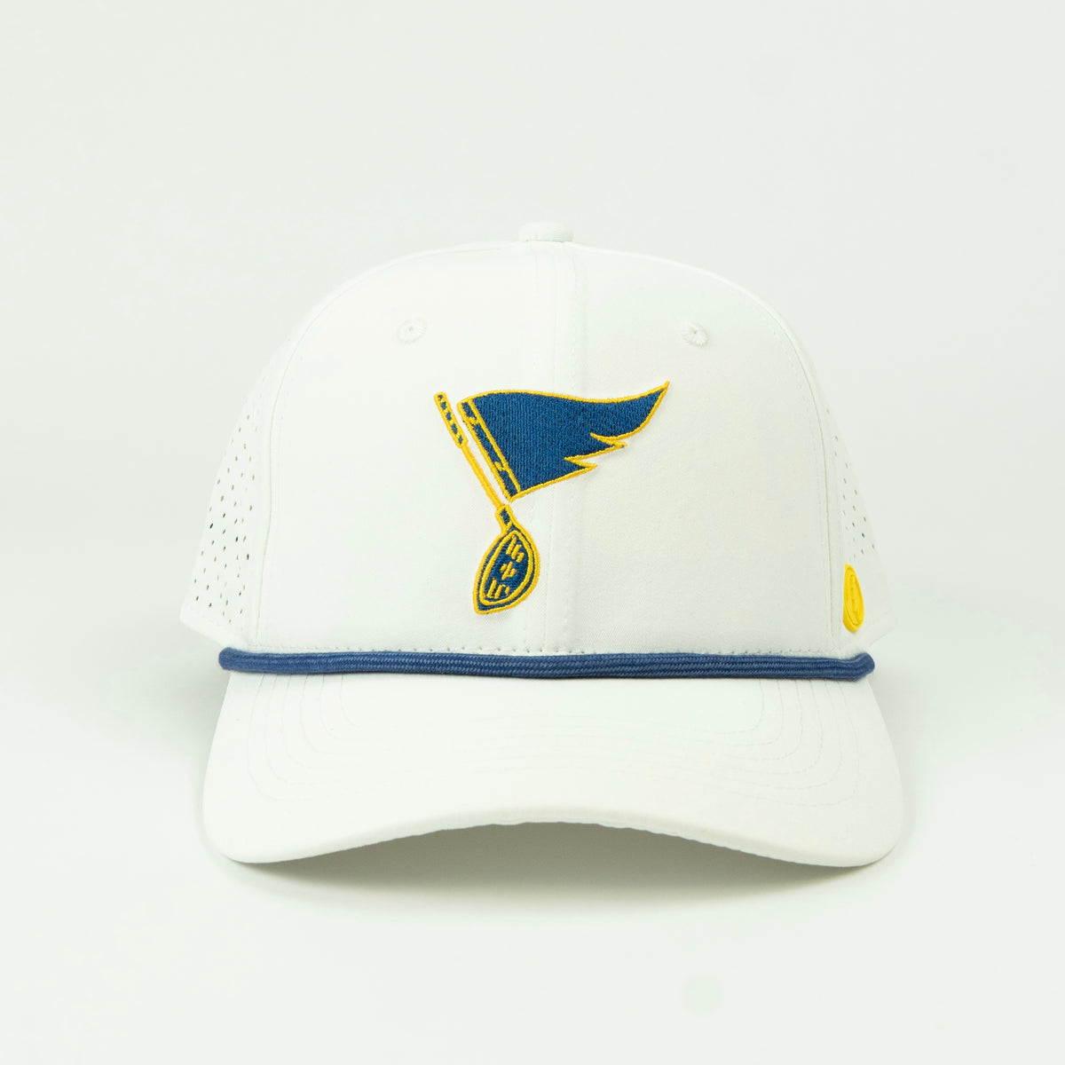 Big Stick Performance (6 panel) Rope Hat - White