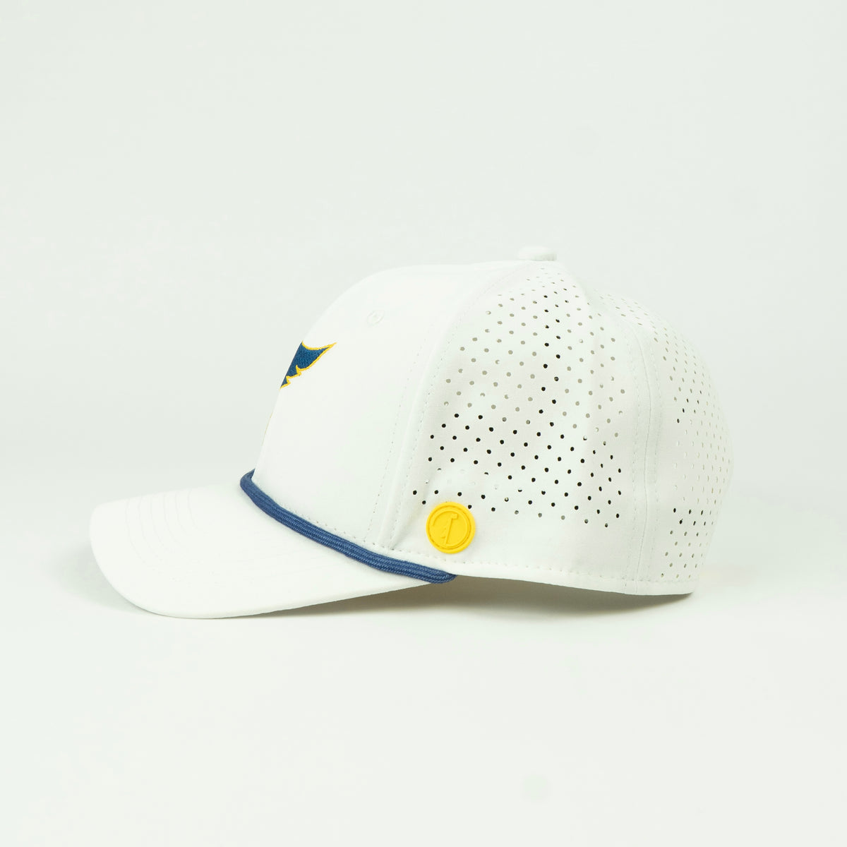 Big Stick Performance (6 panel) Rope Hat - White