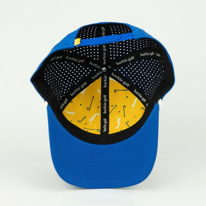 Big Stick rope hat in blue, 6-panel, inside view | Blue / 6 Panel