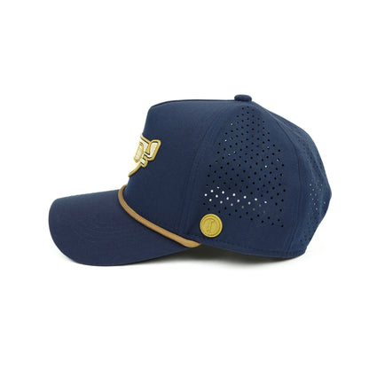 DGC rope hat in navy, side view | Navy
