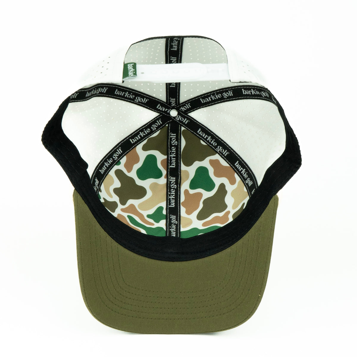 Duck Performance Rope Hat (6panel) - White/Olive